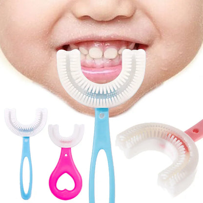 Kids Toothbrush U-Shape 360 Degree