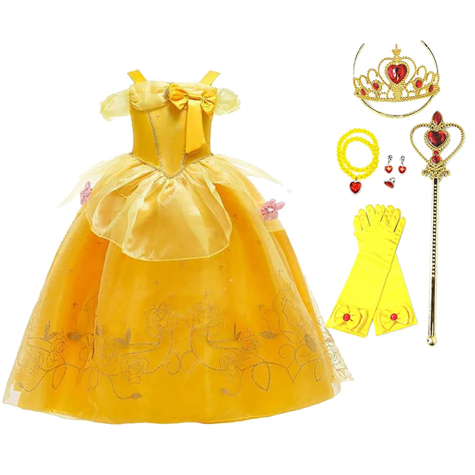 Kids Princess Belle Dress