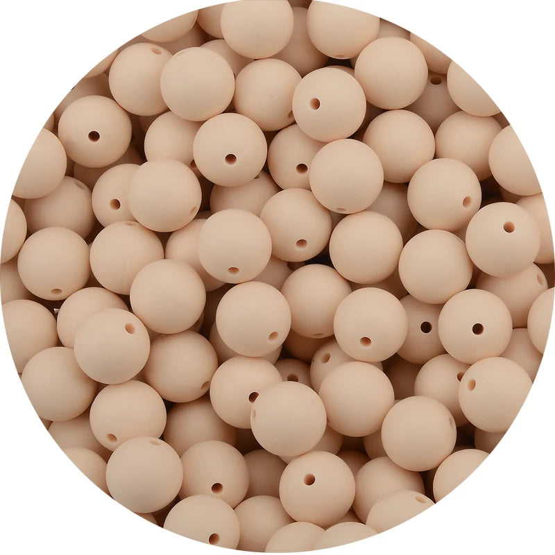 15mm Silicone Teething Beads