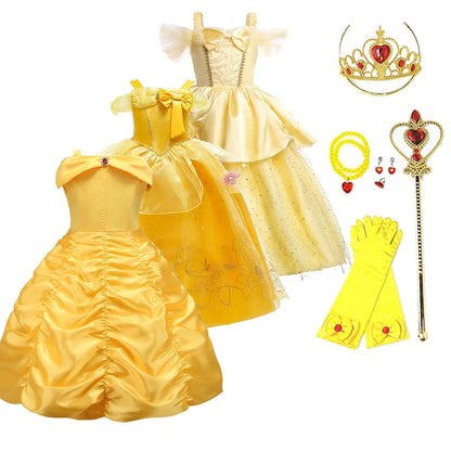 Kids Princess Belle Dress