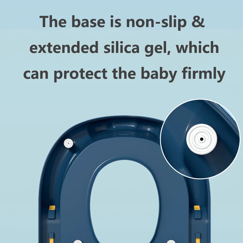 KinderPot™ Folding Baby Potty Training Seat with Step Stool Ladder – Portable Travel Toilet