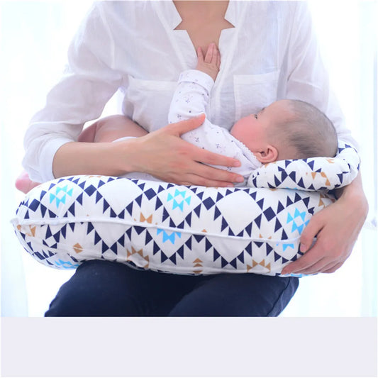 2-Pack U-Shaped Baby Nursing Pillows with Cotton Zipper Covers