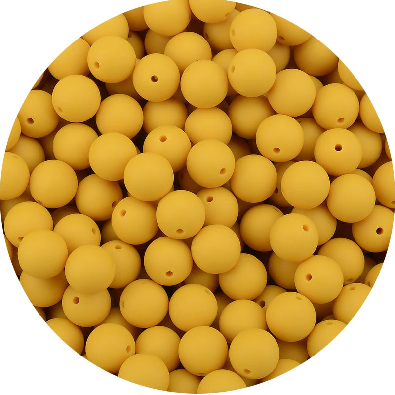 15mm Silicone Teething Beads