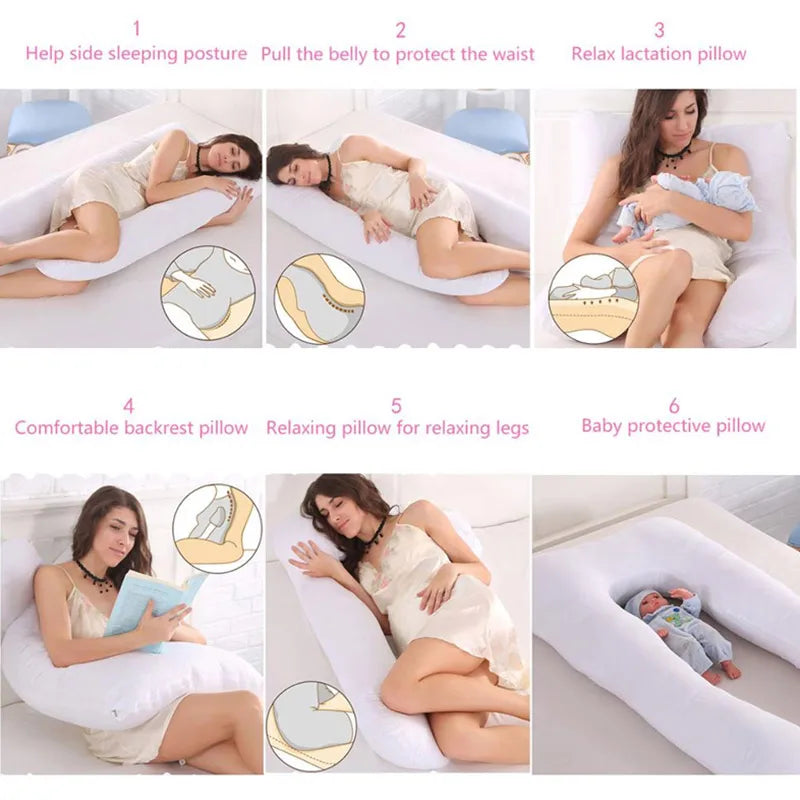 Full Body Pregnancy & Sleeping Support Pillow