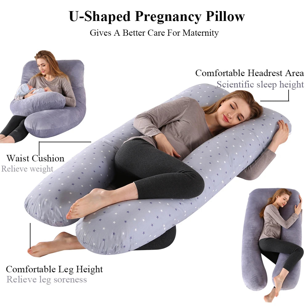 Full Body Pregnancy & Sleeping Support Pillow