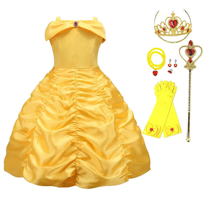 Kids Princess Belle Dress