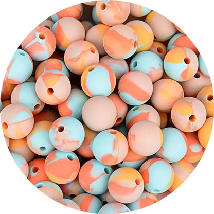 15mm Silicone Teething Beads