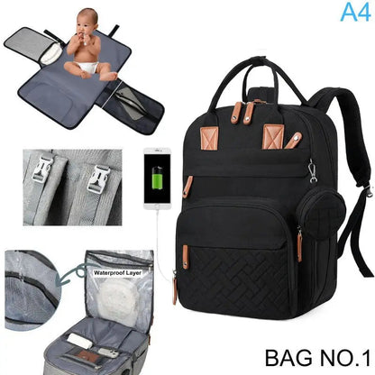 Multifunction Diaper Bag Backpack