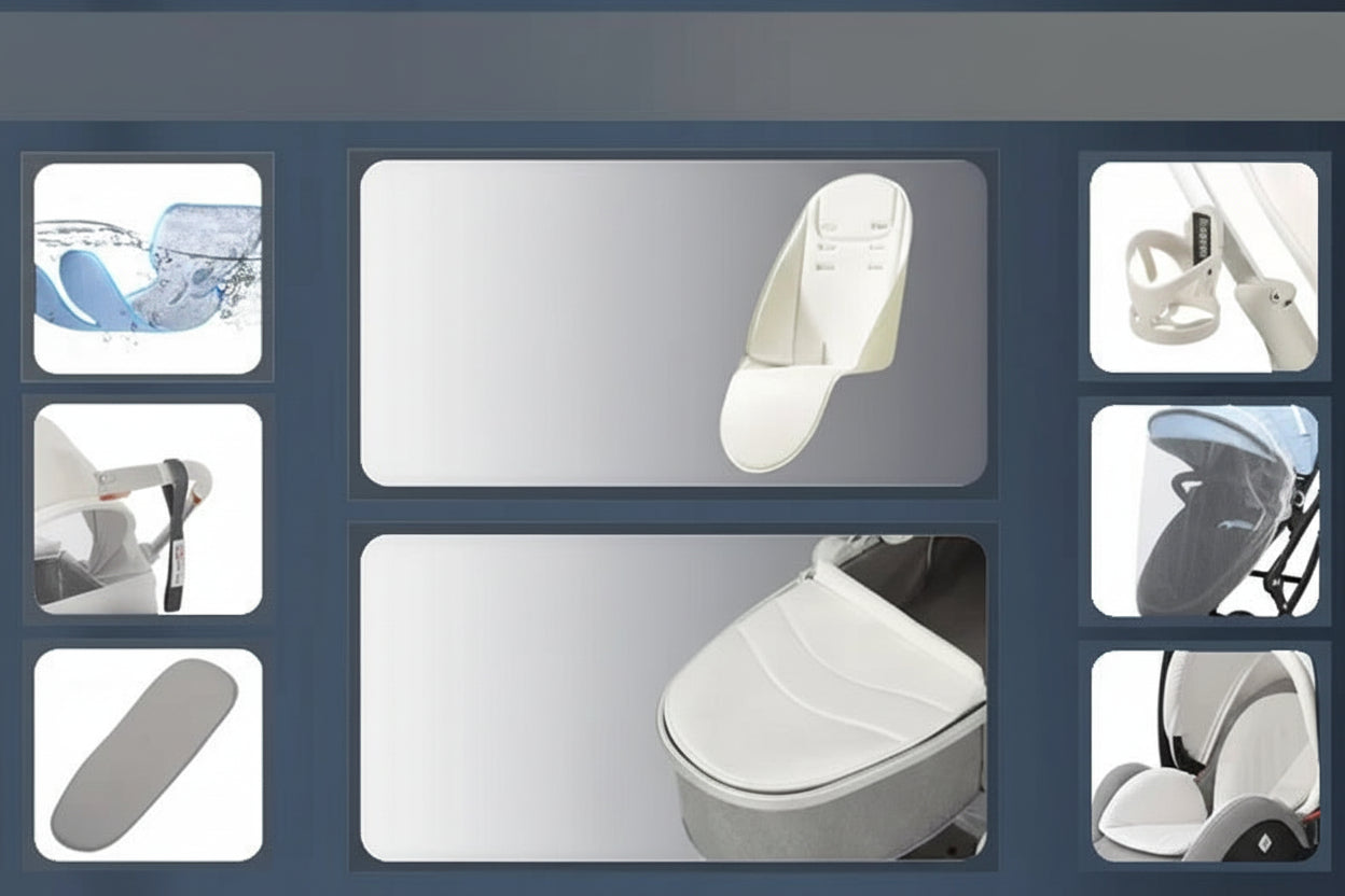 EggshellNest™ X7 Newborn Stroller Basket