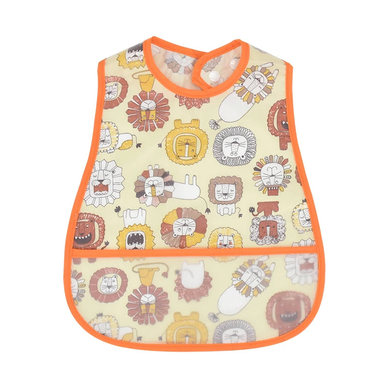 New Cartoon Pattern EVA Waterproof Baby Bib