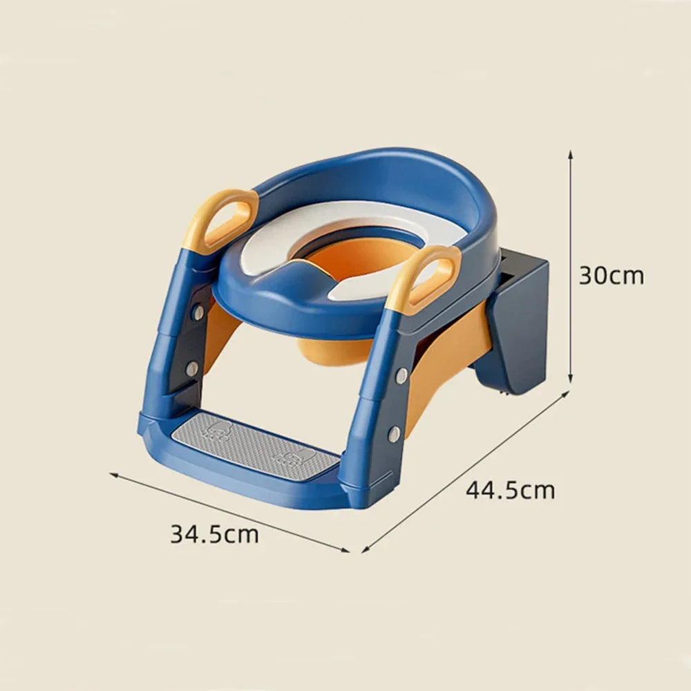 EasyPot™ Folding Baby Potty Training Seat with Step Stool Ladder – Portable Travel Toilet