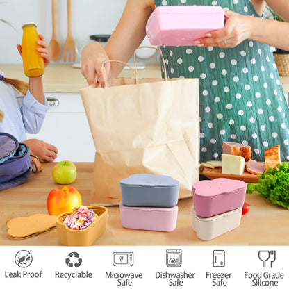 BPA-Free Kids Silicone Food Storage Box