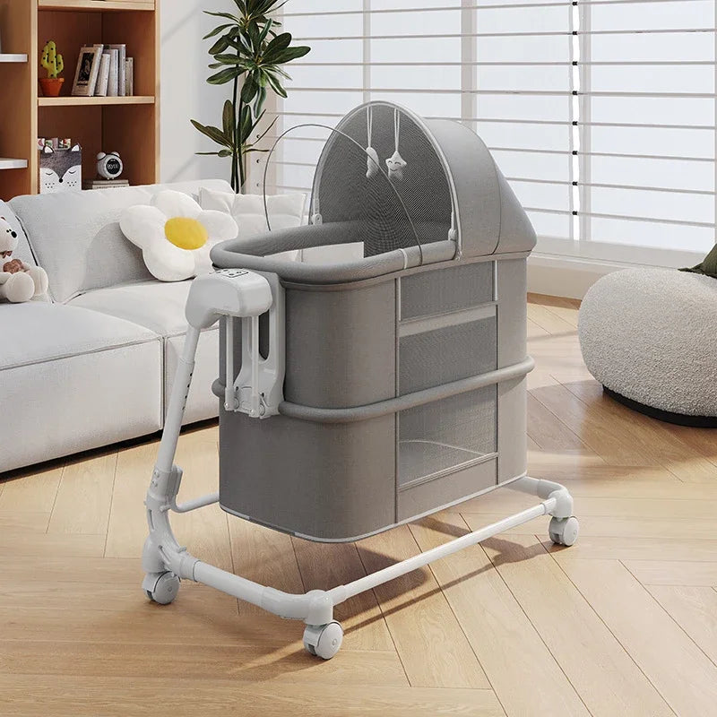 DreamNest™ Portable Folding Baby Crib Bed