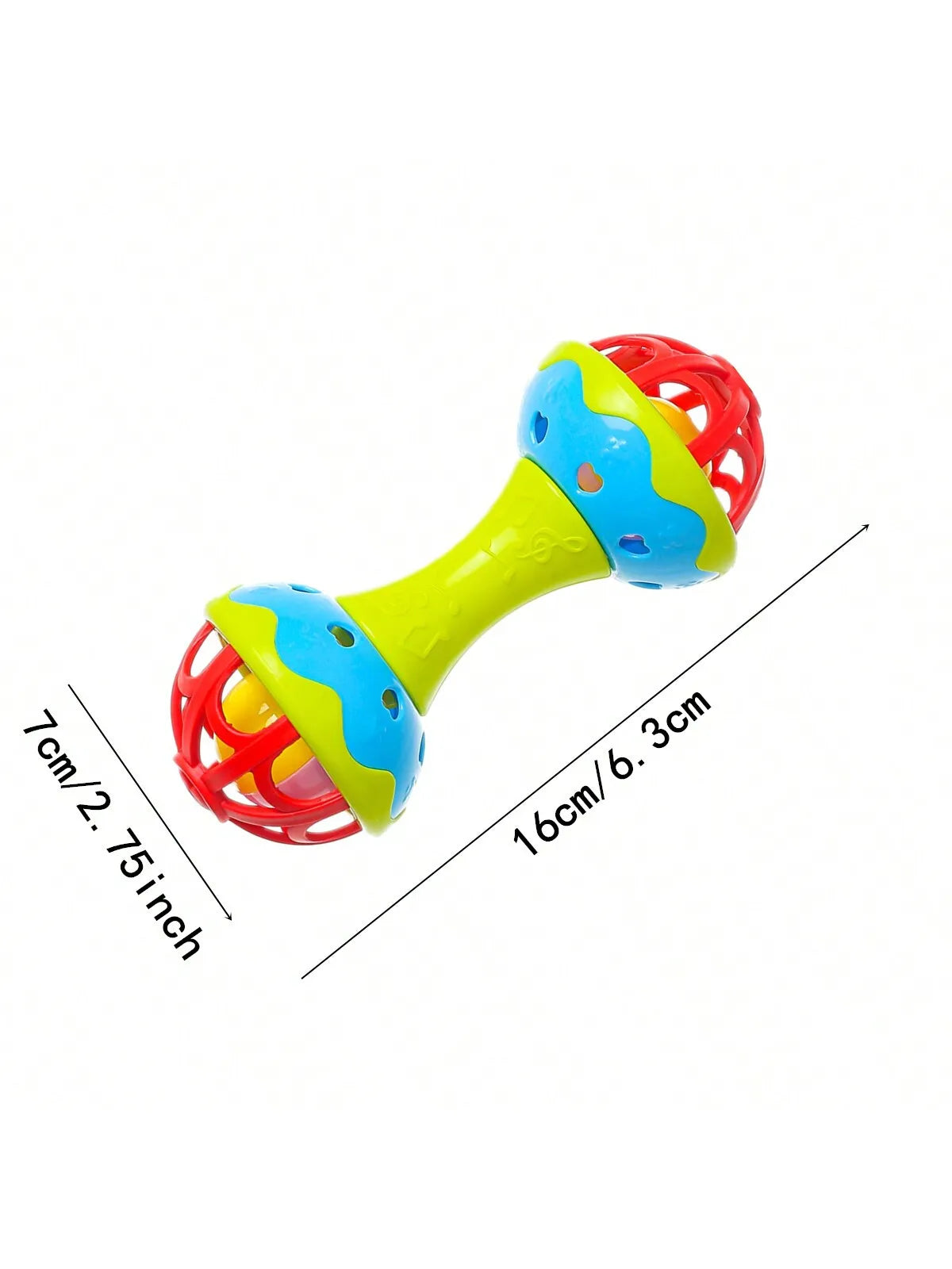 Toddler Double-Headed Hand Rattle