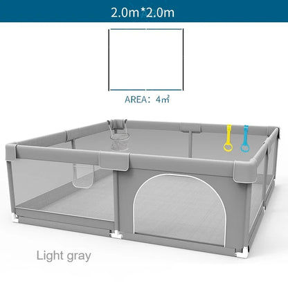 Baby Playpen Light Gray Corralito