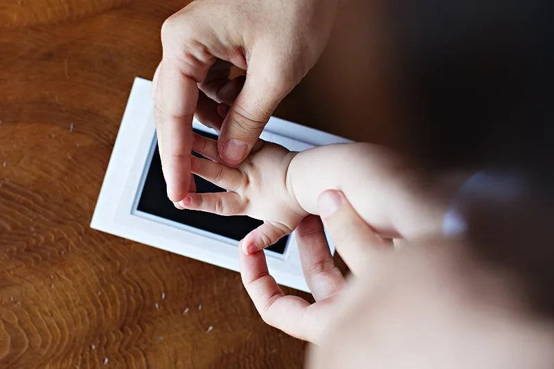 LittlePrints™ Baby Hand & Footprint Ink Pad Kit – Safe, Wash-Free, DIY Keepsake Memory Frame Gift