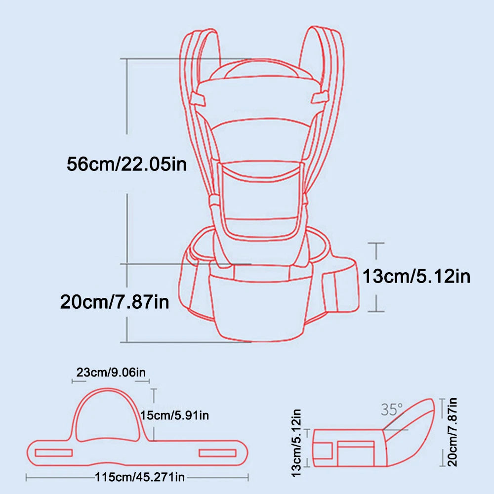 AllCarry™ 5-in-1 Ergonomic Baby Carrier