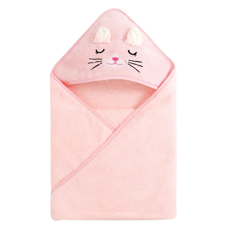 Baby Cartoon Bath Towel – Soft Absorbent Multi