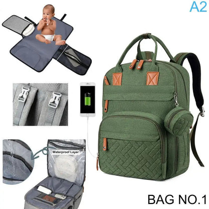 Multifunction Diaper Bag Backpack