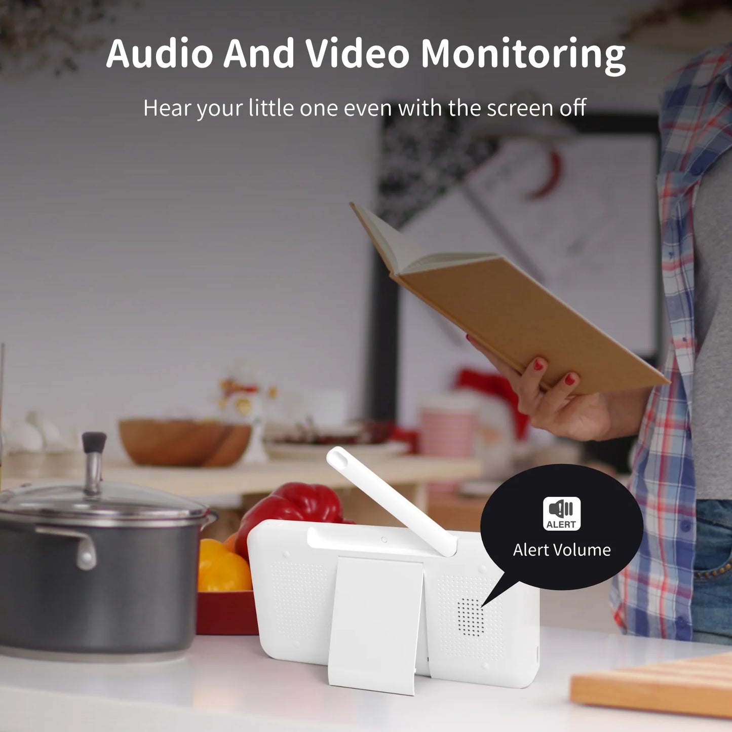 MBOSS 5 HD WIFI Baby Monitor with PTZ, App Control & Lullabies