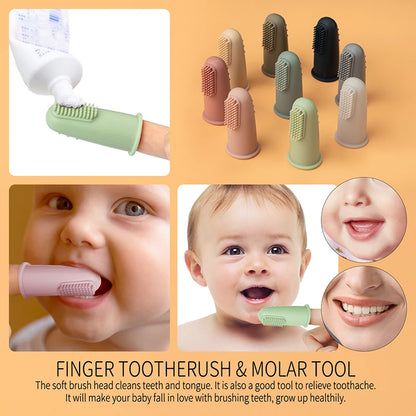 Baby Soft Silicone Finger Toothbrush