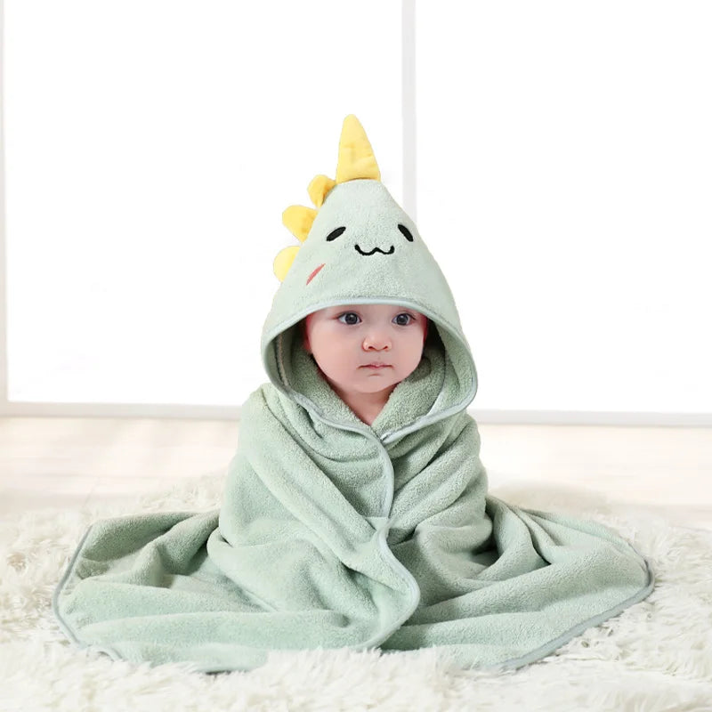 Baby Cartoon Bath Towel – Soft Absorbent Multi