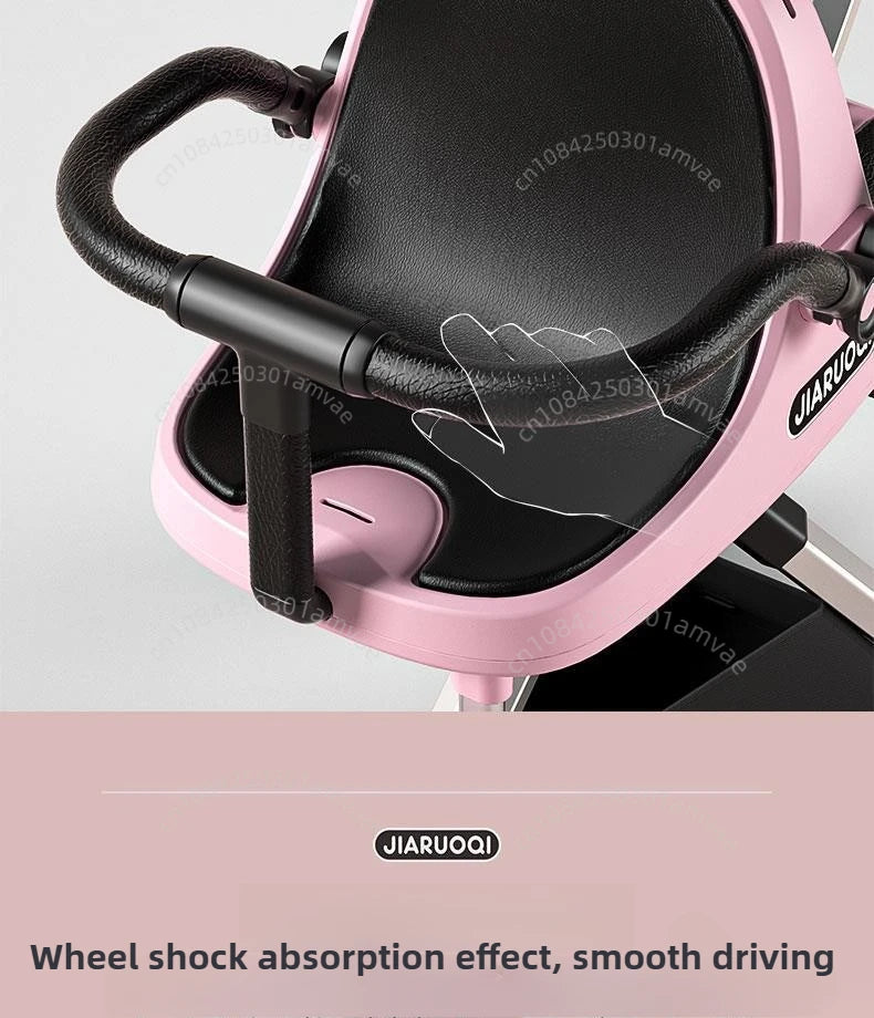 AuraPicks™ TwinGlide Pro Double Stroller