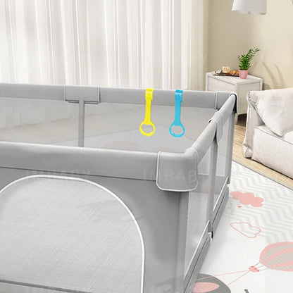 Baby Playpen Light Gray Corralito