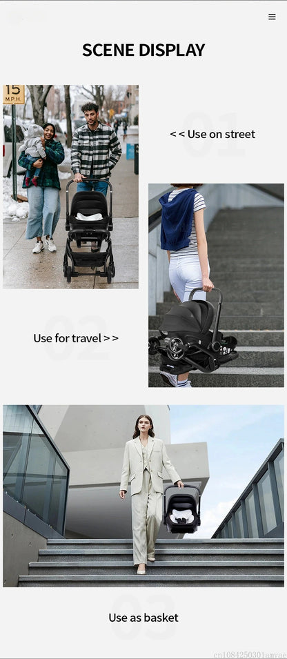 NestGo™ 4-in-1 Baby Travel System