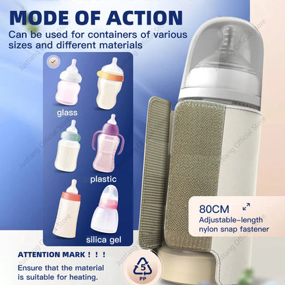 MilkMate™ 10000mAh Baby Bottle Warmer – Multifunctional USB Rechargeable Milk & Food