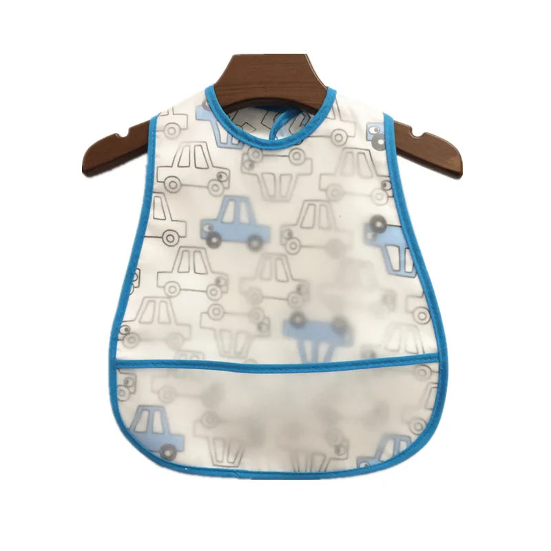 New Cartoon Pattern EVA Waterproof Baby Bib