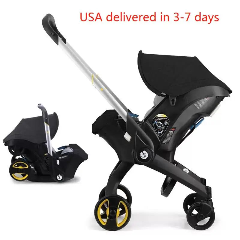 3-in-1 Baby Stroller & Car Seat Combo  Lightweight Travel System for Newborns