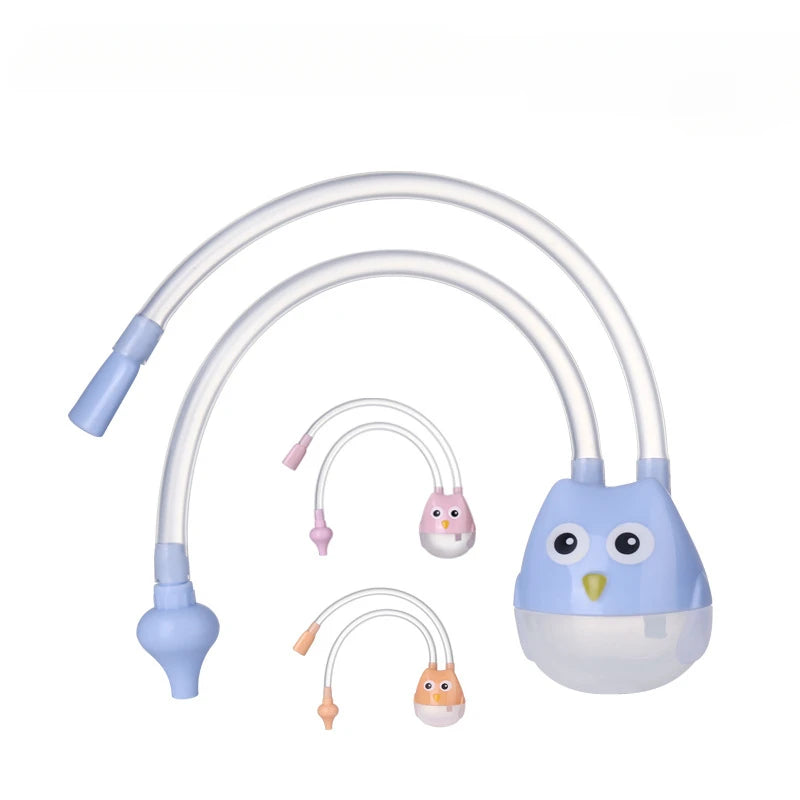 BreatheEasy™ Baby Nasal Aspirator – Safe Silicone Mouth Suction Snot Cleaner for Newborns