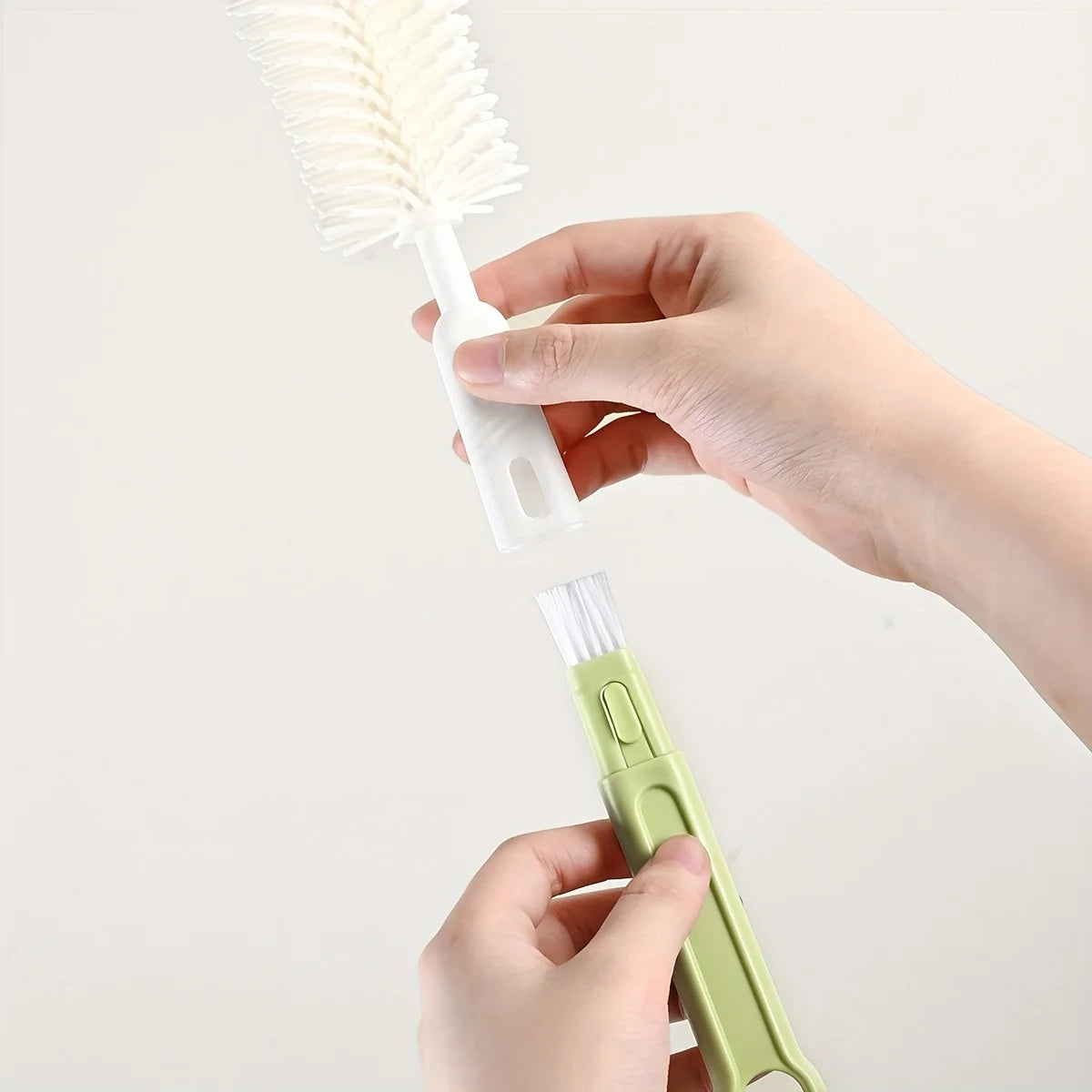 CleanEase™ 6-Piece Silicone Bottle Brush Set