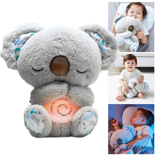 DreamKoala™ Musical Plush Toy – Breathing & Lullaby Koala for Baby Sleep and Play