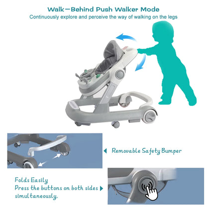 2-in-1 Toddler Push Baby Walker