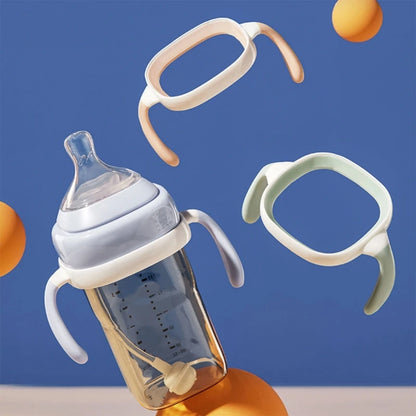 Square Shape Handle Feeding Bottle for Baby