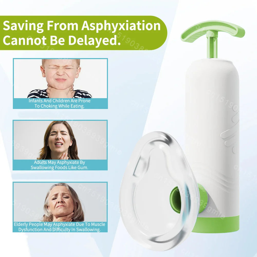 AirSave™ Choking Rescue Device – Portable First Aid Suction Tool for Emergency Training