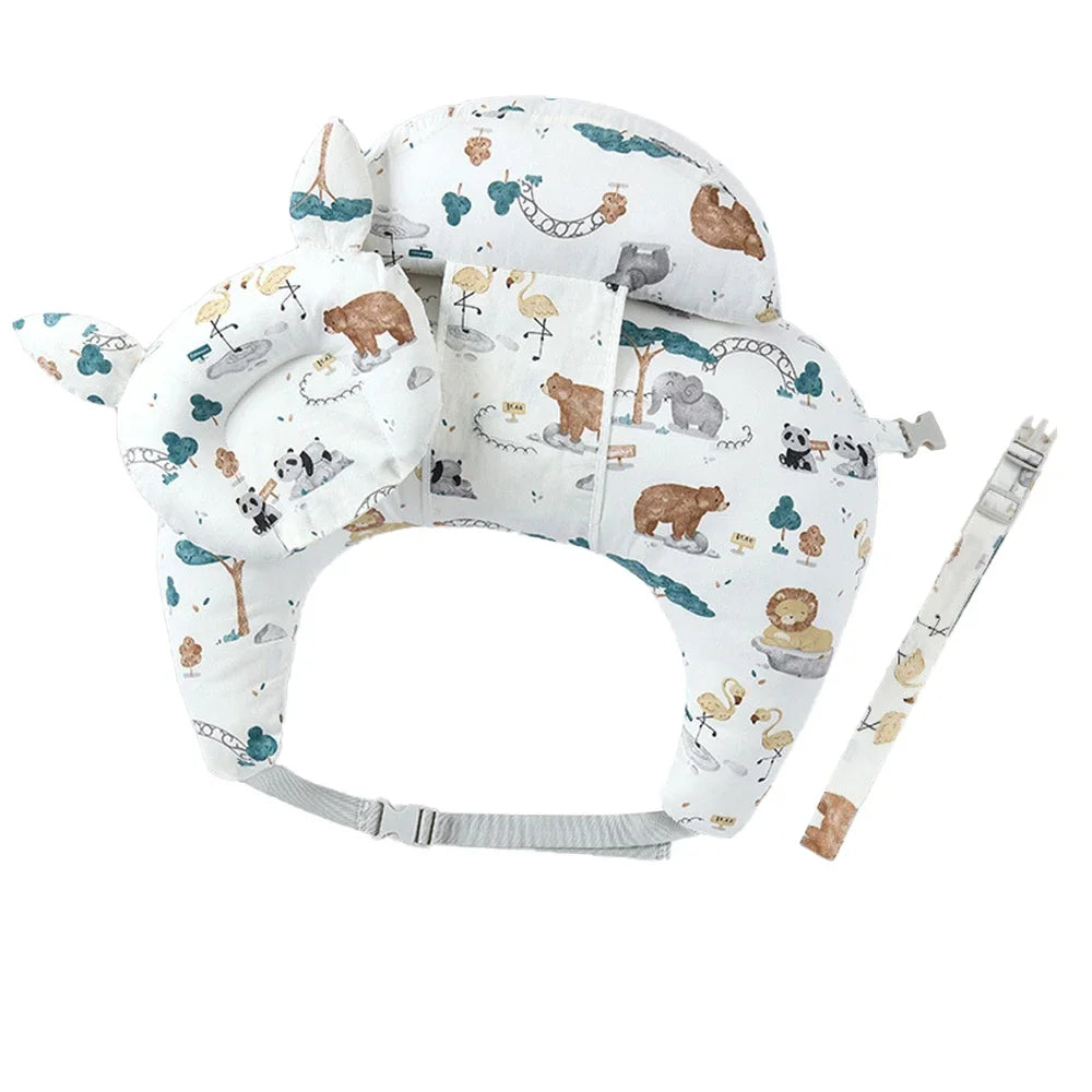 Plus Size Nursing Pillow with Adjustable Strap and Soft Removable Cover