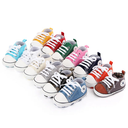 Newborn Baby Canvas Sneakers