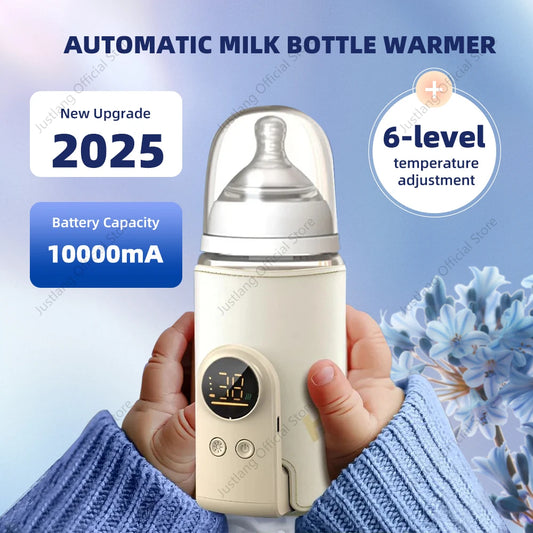 MilkMate™ 10000mAh Baby Bottle Warmer – Multifunctional USB Rechargeable Milk & Food