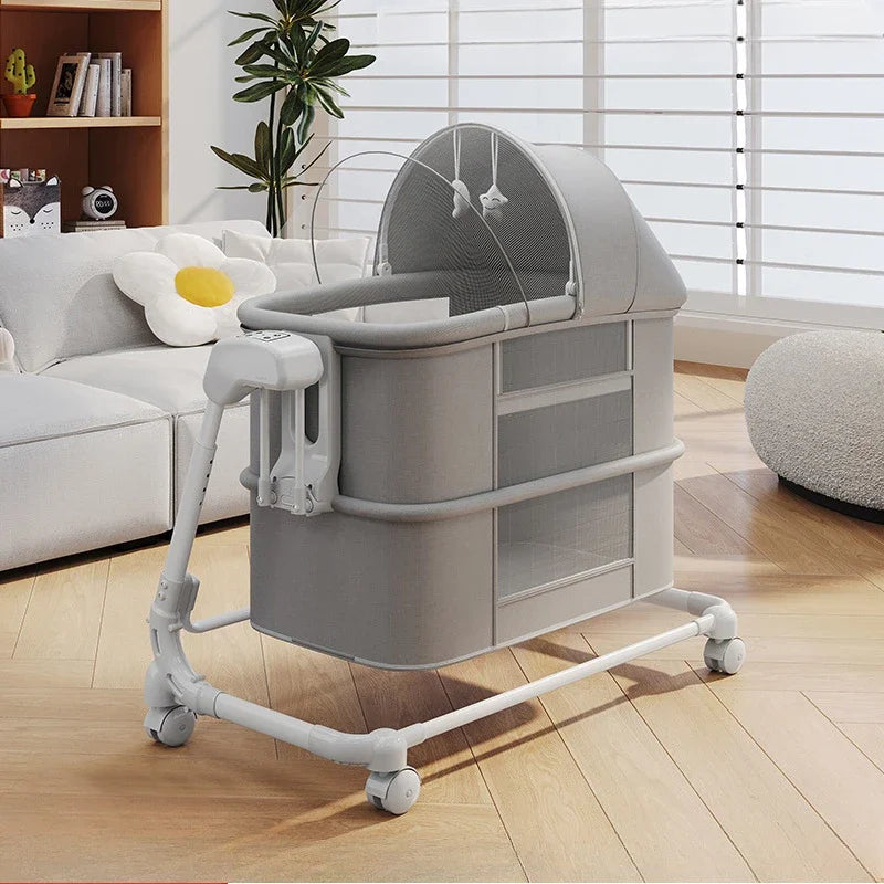 DreamNest™ Portable Folding Baby Crib Bed