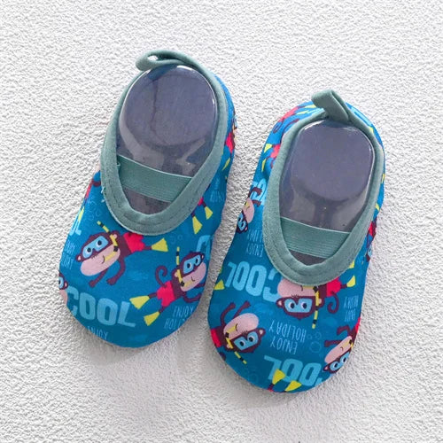 Baby First Walkers – Soft Anti-Slip Floral Shoes