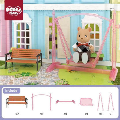 Miniature Dollhouse Furniture Set for Kids
