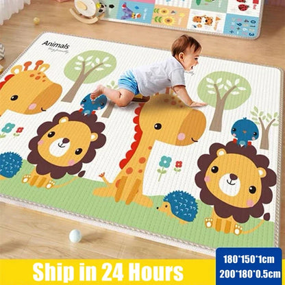PlayNest™ Foldable Baby & Kids Play Mat