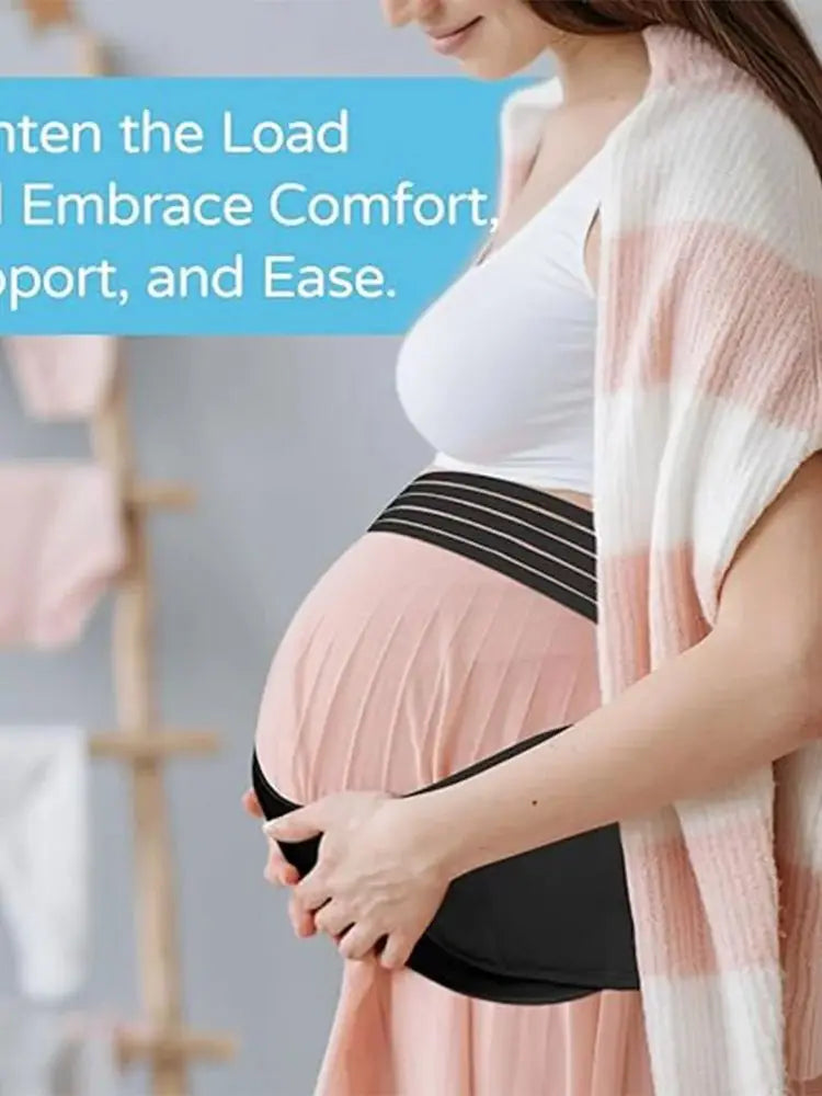 Macroupta™ Maternity Belly Support Band – Adjustable Back & Waist Brace for Pregnancy Comfort