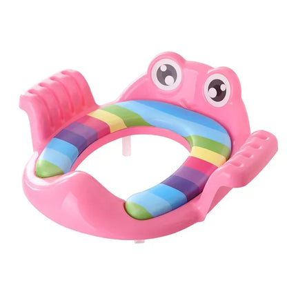 PottySteps™ 2-in-1 Kids Toilet Training Seat with Ladder – Adjustable, Cartoon Design, Comfortable & Safe