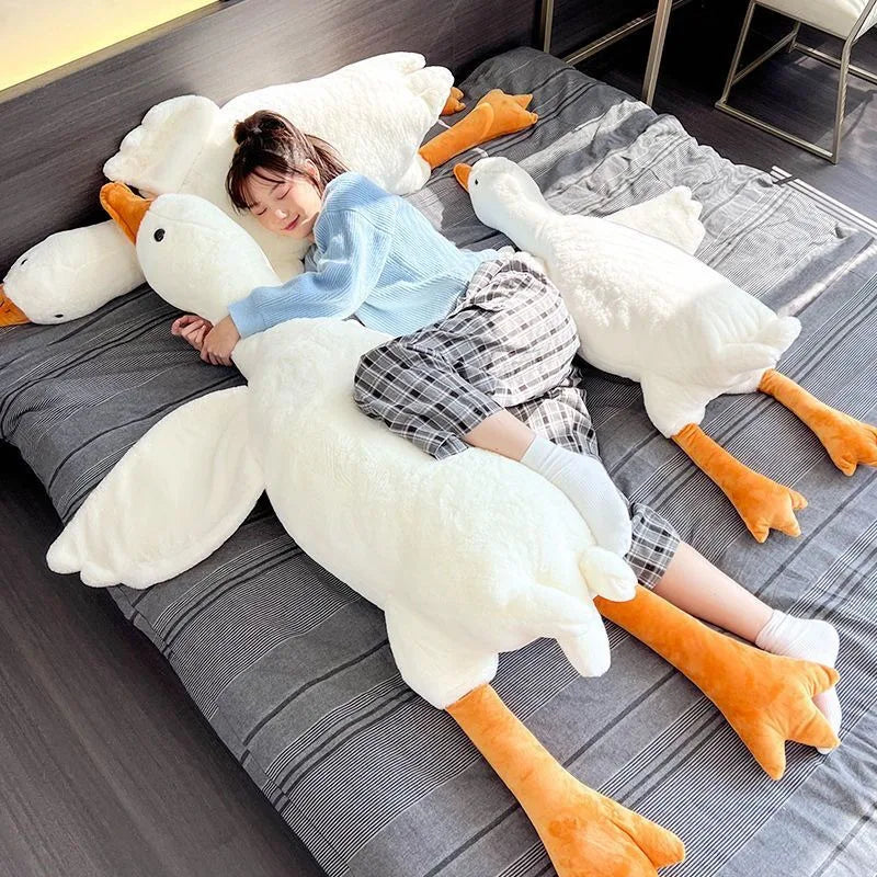 GFPAN™ Giant Plush Duck Pillow – Soft Cotton Stuffed Animal Toy (50/90/130cm)