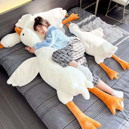 GFPAN™ Giant Plush Duck Pillow – Soft Cotton Stuffed Animal Toy (50/90/130cm)