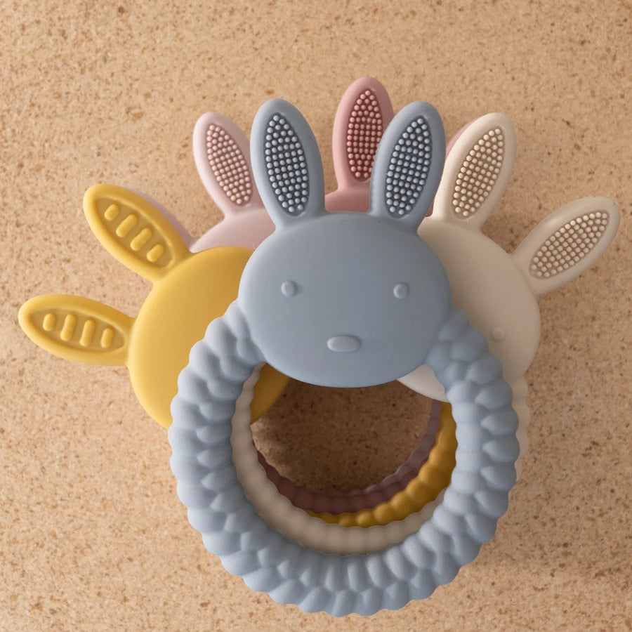 BPA-Free Silicone Baby Teether Toy